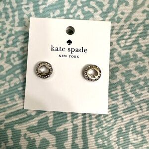 NWT ♠️ Kate Spade ♠️ Silver Stud Earrings